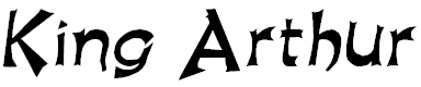 Font Font King Arthur Special