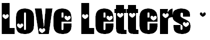 Font Font Love Letters