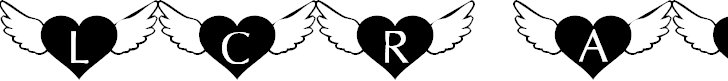 Free Font LCR Angelic Hearts