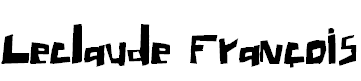 Free Font Leclaude