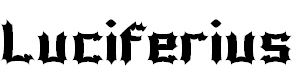 Font Font Luciferius