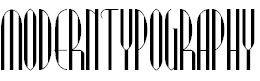 Font Font Modern Typography