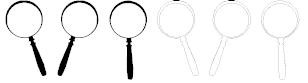 Free Font Magnifying Glass