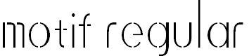 Free Font motif