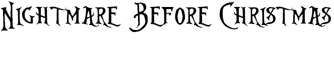 Tim Burton Fonts Free