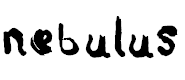 Font Font Nebulus