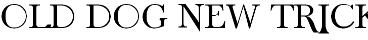 Font Font Old Dog, New Tricks