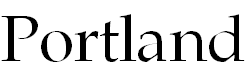 Free Font Portland LDO