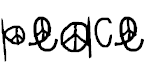 Font Font peace