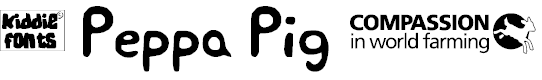 Font Font Peppa Pig
