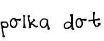 Font Font polka dot