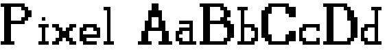 Font Font Pixel