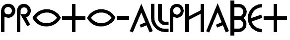 Font Font Proto-Alphabet