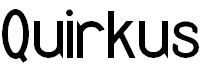 Free Font Quirkus