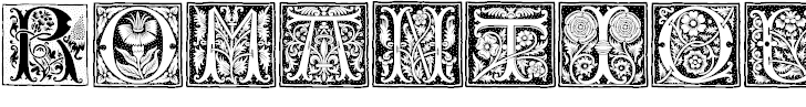 Font Font Romantique Initials