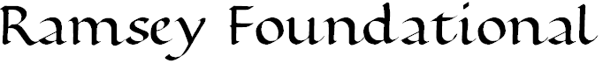 Free Font Ramsey Foundational