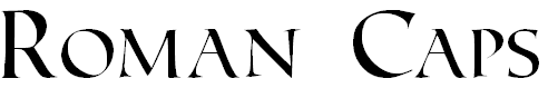Font Font Roman Caps