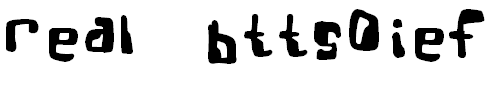 Free Font Real Bttsoief