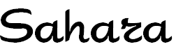 Free Font Sahara