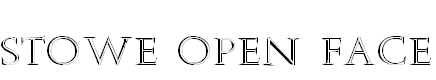 Free Font Stowe Open Face