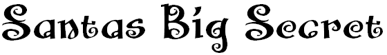 Font Font Santas Big Secret BB