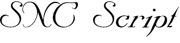Free Font SNC Script