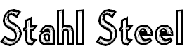 Free Font Stahl Steel