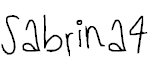 Free Font Sabrina4