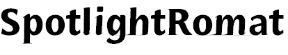 Free Font SpotlightRomat