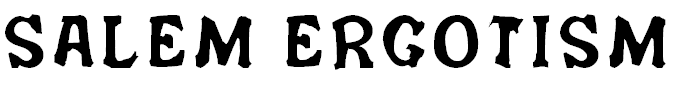 Free Font Salem Ergotism
