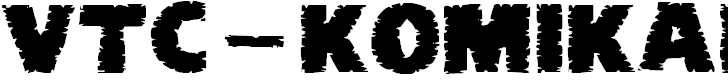 Free Font VTC-KomikaHeadLiner