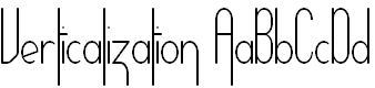 Font Font Verticalization