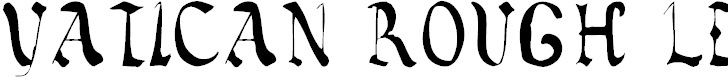 Free Font Vatican Rough Letters, 8th c.