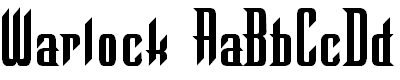 Font Font Warlock