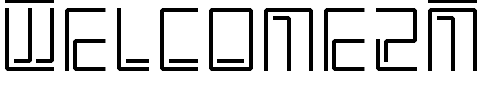 Free Font Welcome2M