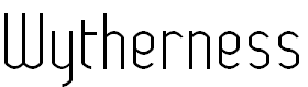 Free Font Wytherness