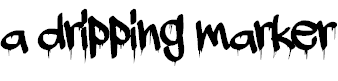 blood dripping font free download