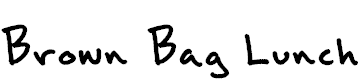 Free Font Brown Bag Lunch
