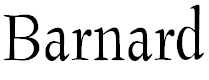 Free Font Barnard