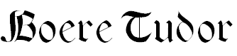 Free Font Boere Tudor