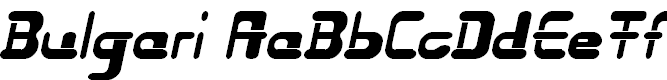Free Font Bulgari
