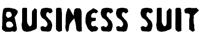 Font Font Business Suit