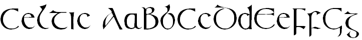 Font Font Celtic