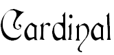 Free Font Cardinal