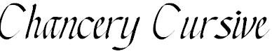 Font Font Chancery Cursive