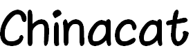 Free Font Chinacat