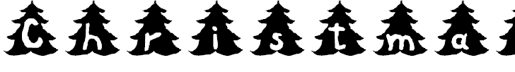 Font Font Christmas Tree