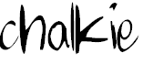 Font Font chalkie