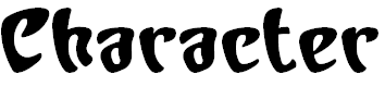 Font Font Character