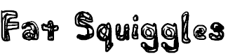 Free Font Fat Squiggles